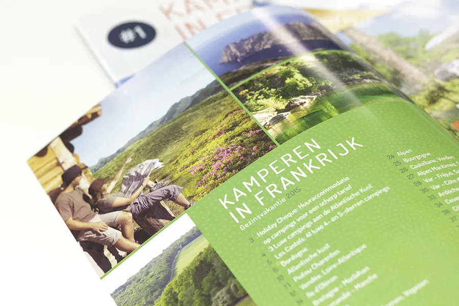 Tirés à part Kamperen in Frankrijk publié par KCK Page intérieure magazine Kamperen in Frankrijk