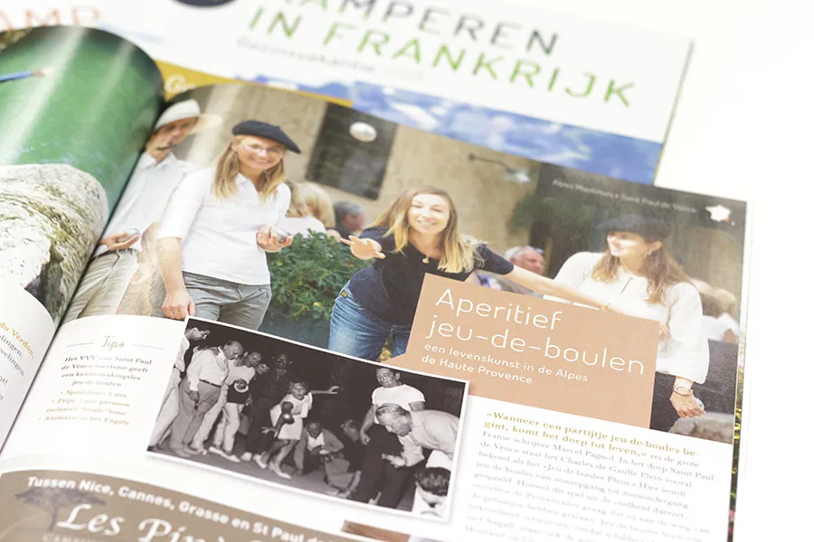 Tirés à part Kamperen in Frankrijk publié par KCK Visuels intérieurs du magazine Kamperen in Frankrijk