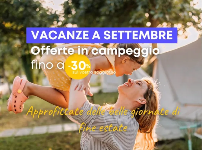 Offerte settembre 2025 - CampingDirect