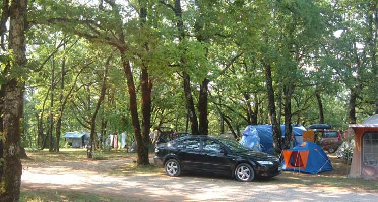 Standpladser - Standplads + Elektricitet+150 M2 - Camping LA TRUFFIERE à Saint Cirq Lapopie
