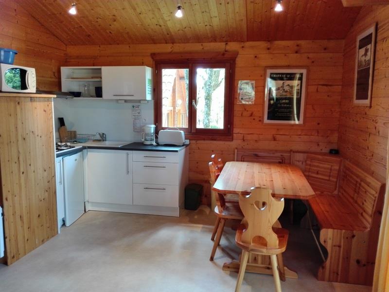 Hytter - Hytte Modèle Savoie - Camping LA TRUFFIERE à Saint Cirq Lapopie