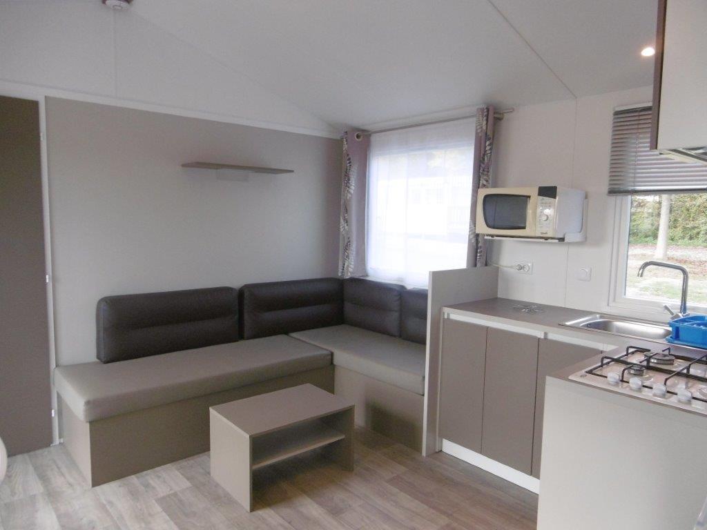 Location - Mobil-Home Confort 35M² - 3 Chambres + Terrasse Semi-Couverte - Flower Camping Val de Vie