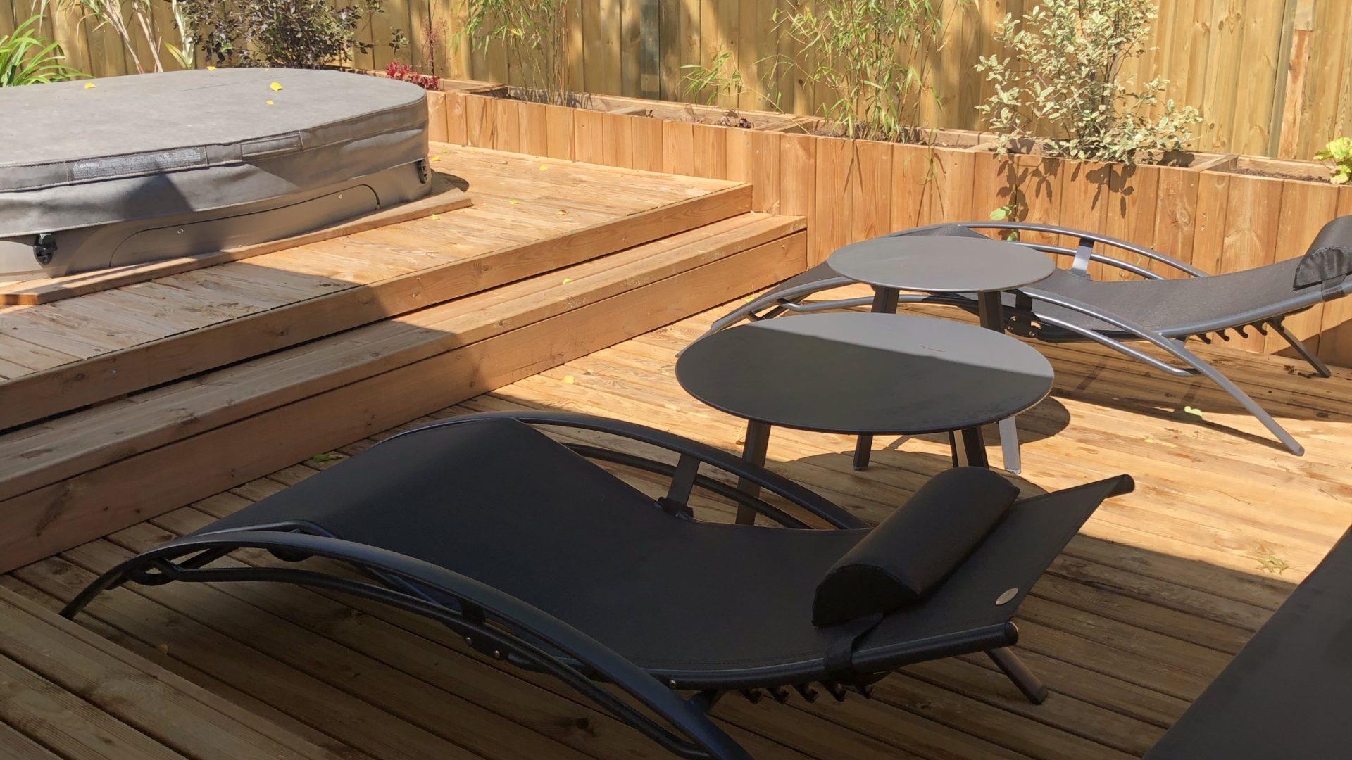 Location - Mobil-Home Premium 34 M² - 2 Chambres + 2 Salles De Bains + Terrasse Semi-Couverte + Spa Privatif - Flower Camping Val de Vie