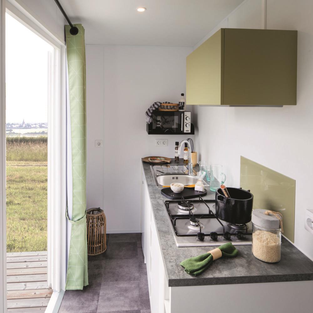 Location - Mobil-Home Confort 32M² - 2 Chambres + Terrasse Semi-Couverte - Flower Camping Val de Vie