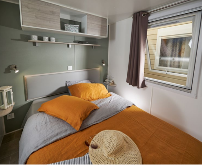 Alloggio - Casa Mobile Premium 35M² - 3 Camere Da Letto + 1 Bagno + Terrazza Semicoperta + Spa Privata - Flower Camping Val de Vie