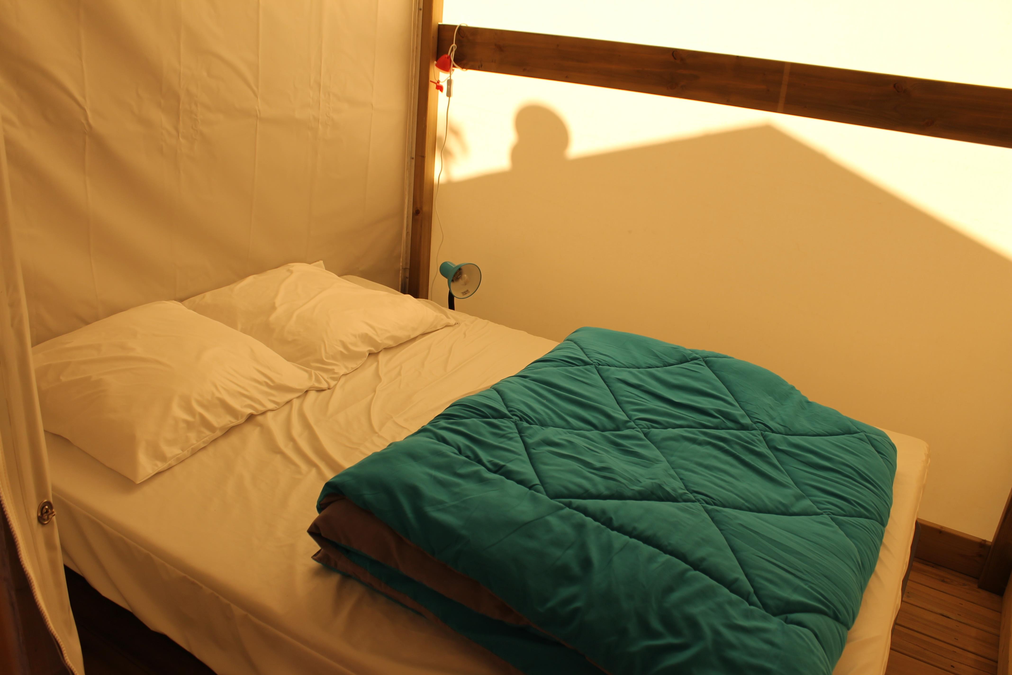 Location - Tente Écolodge Avec Douche Et Sanitaire - Camping La Source du Jabron
