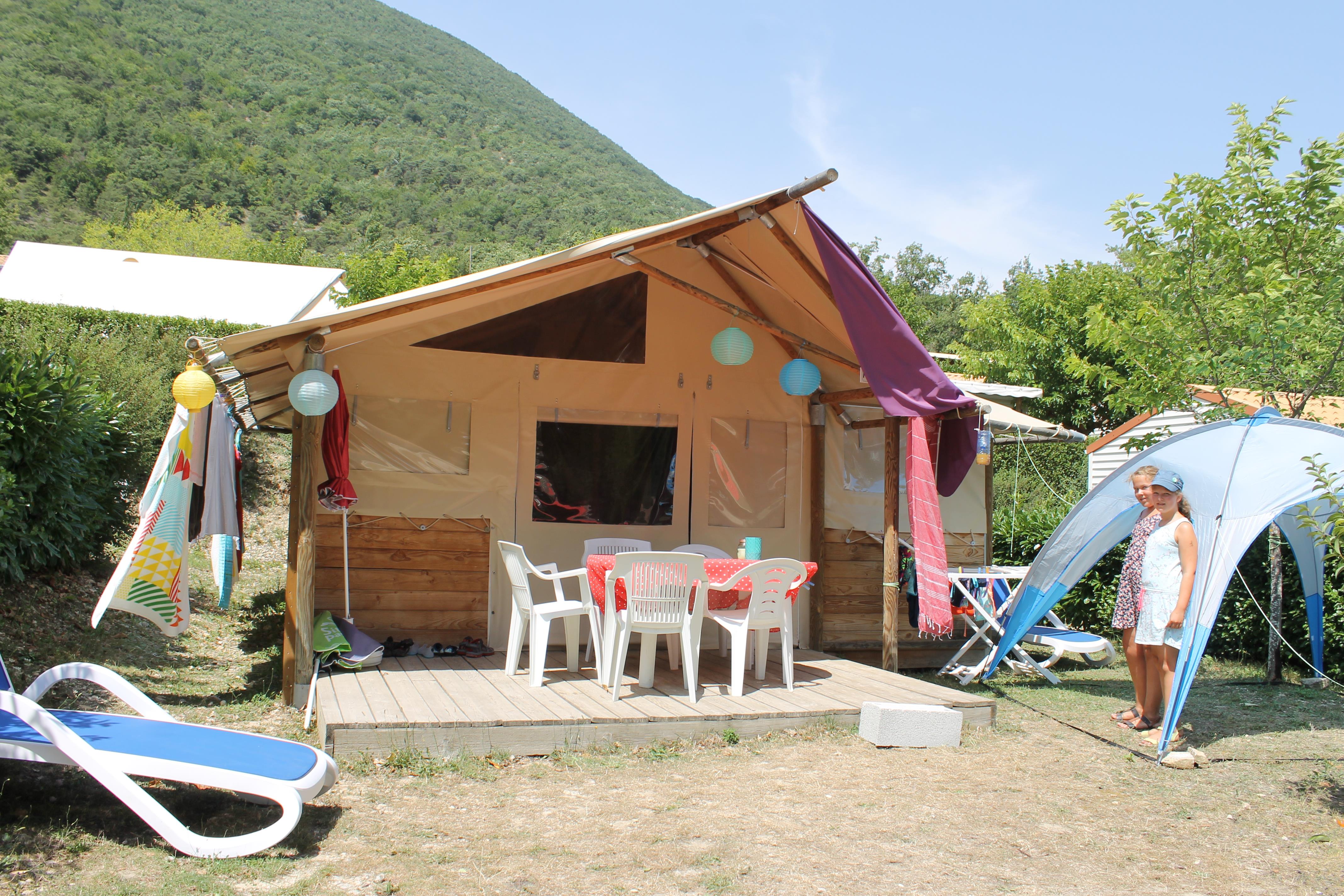 Location - Tente Lodge - Camping La Source du Jabron