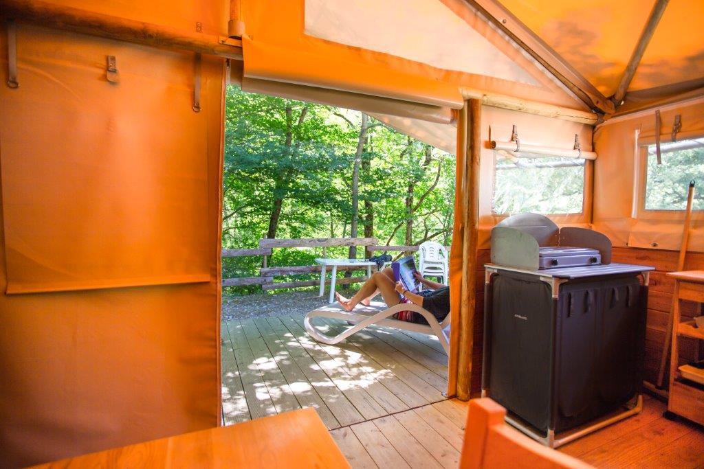 Location - Tente Lodge - Camping La Source du Jabron