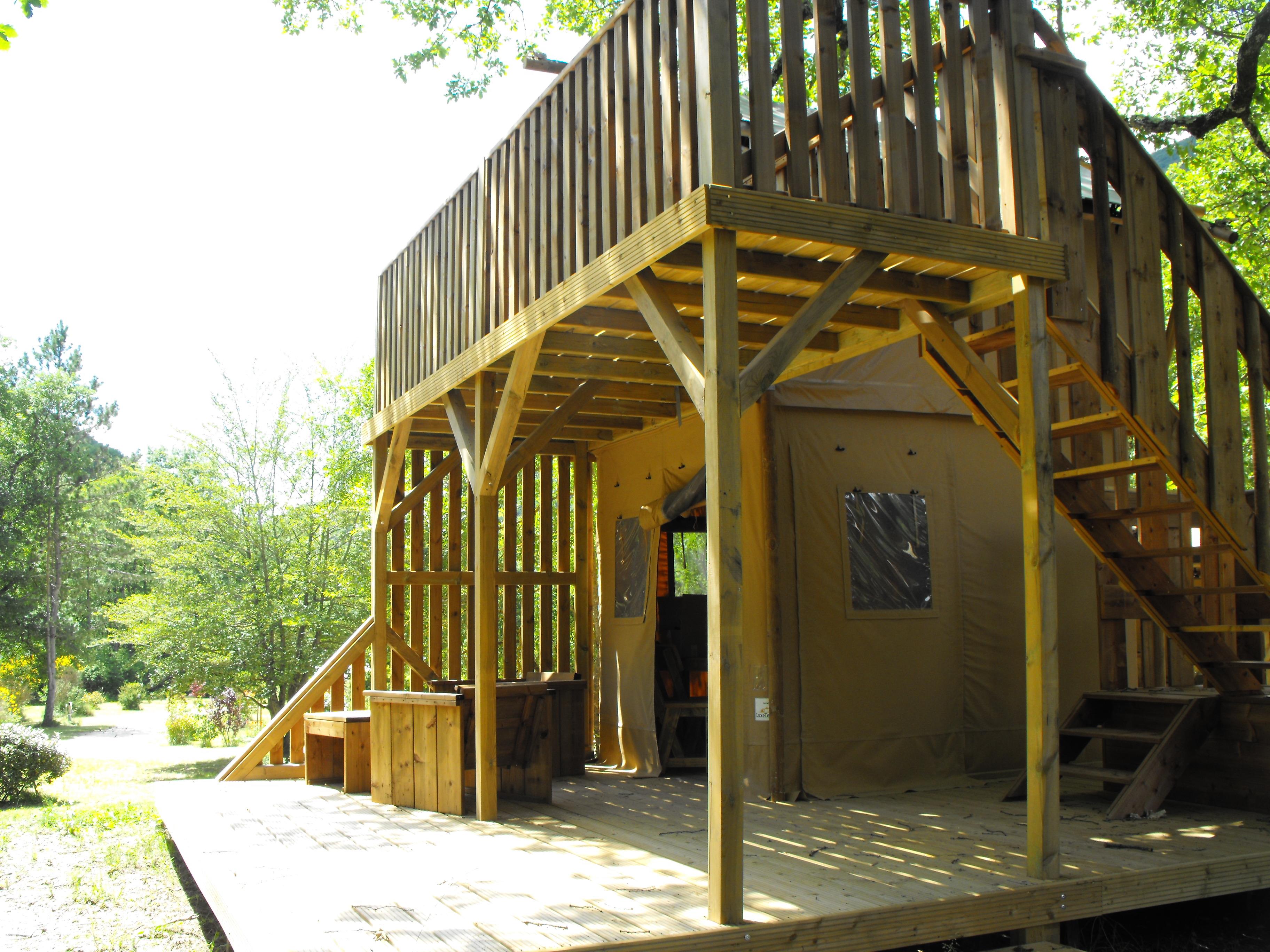 Location - Stilt Tent Tente Sur Pilotis - Camping La Source du Jabron
