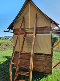 Location - Tente Bivouac Standard - 5M² - Flower Camping Le Lac de Saint Point Lamartine - Bourgogne du Sud