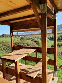 Location - Tente Bivouac Standard - 5M² - Flower Camping Le Lac de Saint Point Lamartine - Bourgogne du Sud