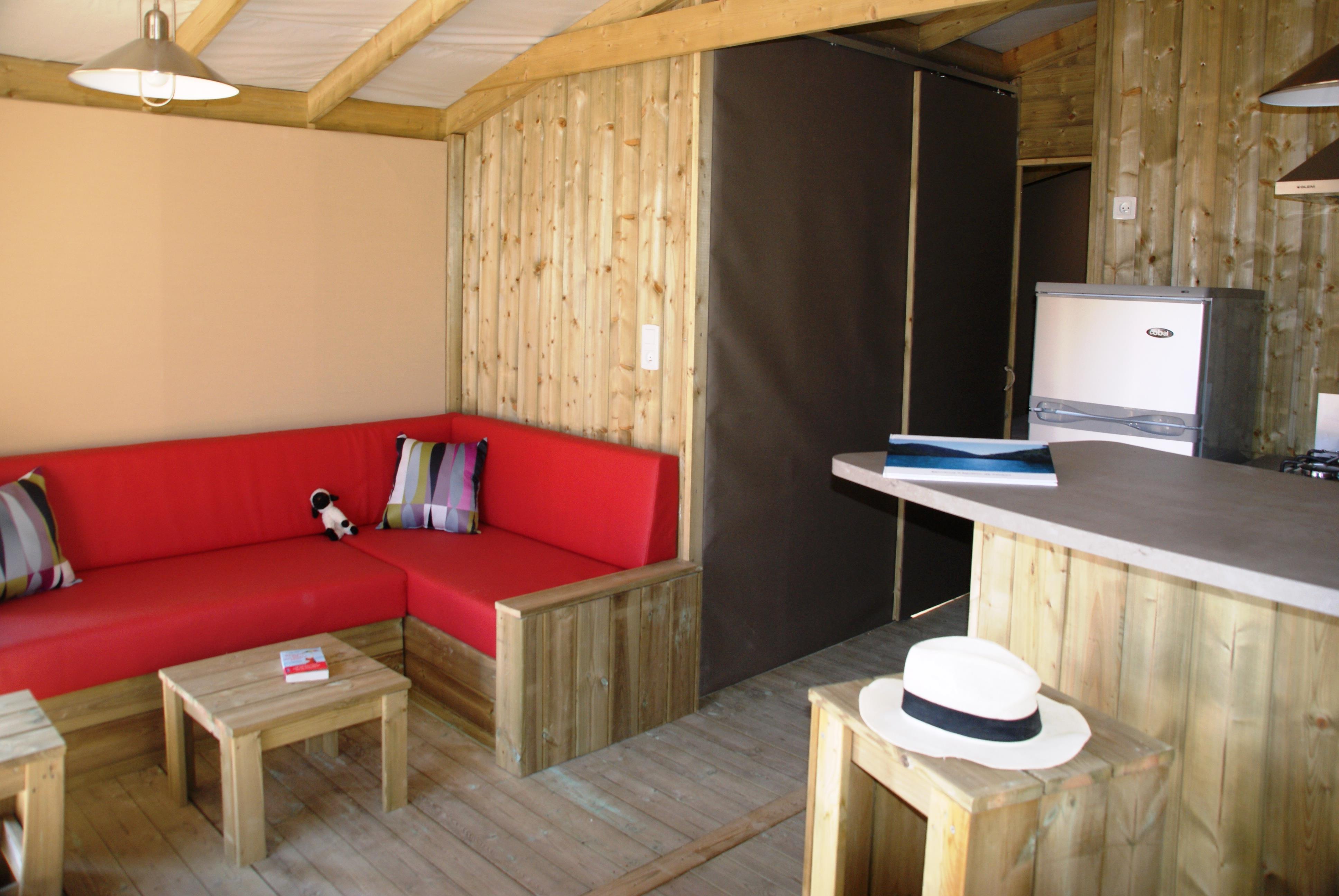 Location - Sweet Flower 32M² Premium 2 Chambres + Terrasse Couverte - Flower Camping La Beaume