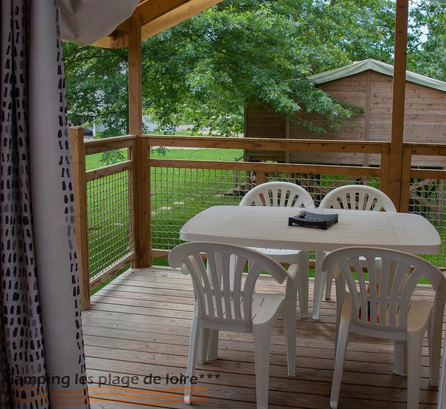 Location - Ecolodge Sur Pilotis (Locatif 2 Chambres, 4 Pers (+Option 5Ème Pers Sur Demande) - Camping Seasonova Les Plages de Loire