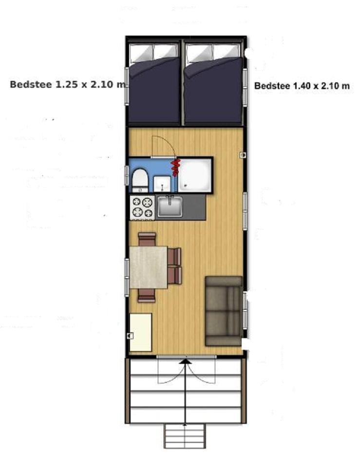 Location - Roulotte Luxe - Camping De Grienduil