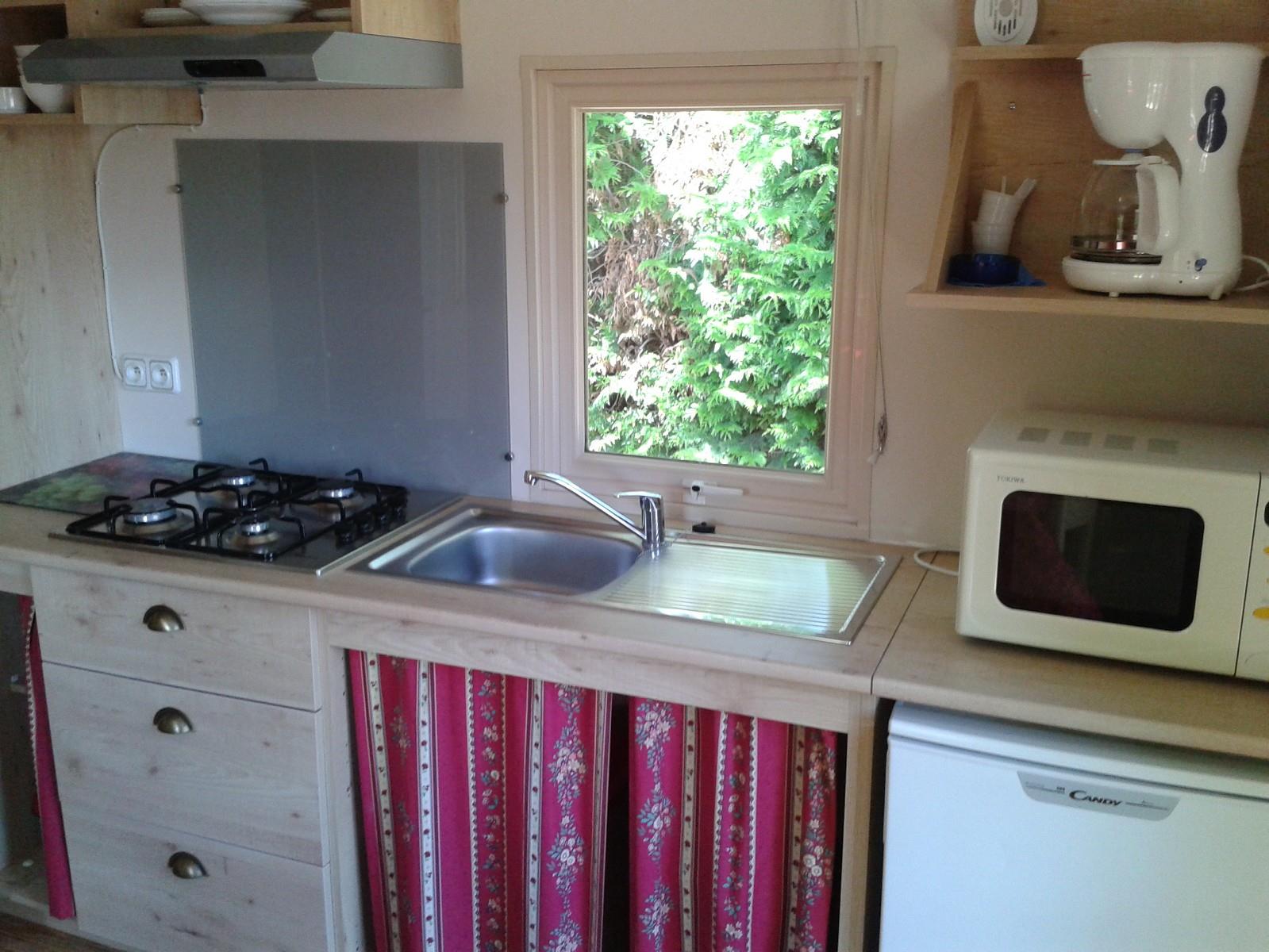 Location - Roulotte 21 M² - LES JARDINS D'ESTAVAR