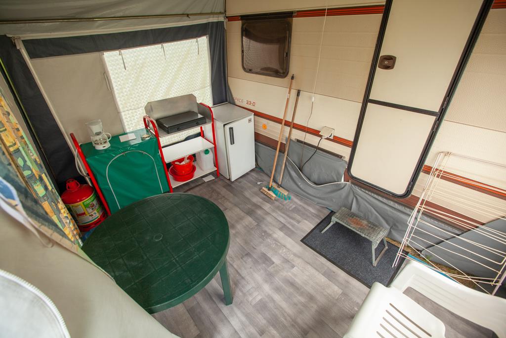 Location - Caravane Équipée 2 Places - Camping Bel Essor