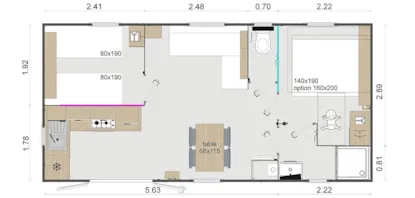 Mobil-Home Margaux 2 Chambres D Mobil-Home Margaux 2 Chambres D