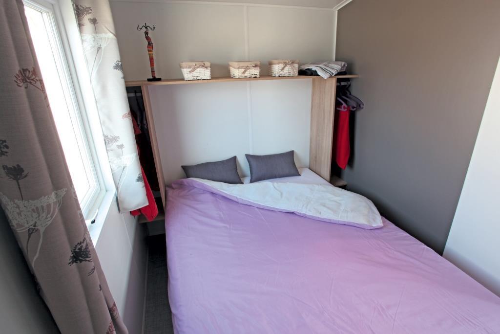 Location - Cabane En Bois + Toile Standard 20M² - 2 Chambres Par Nuit - Flower Camping Le Médoc Bleu