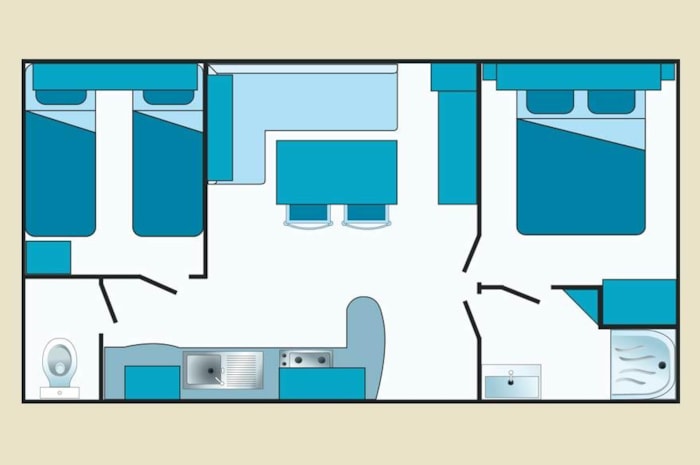 Cabana 2 Habitaciones
