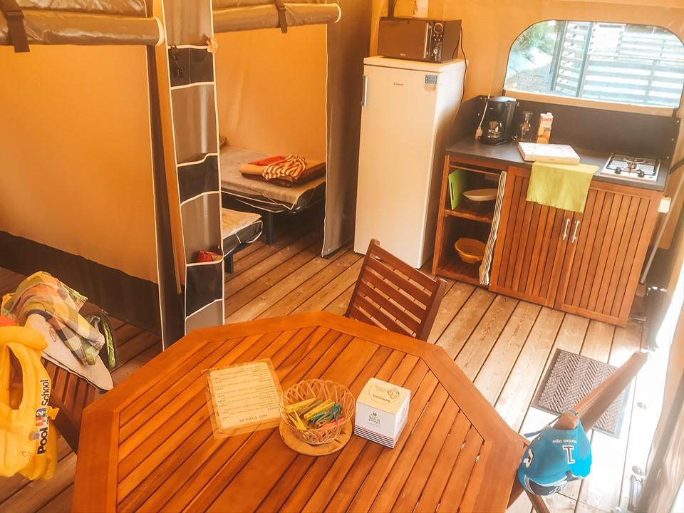Location - Tente Lodge 2 Chambres 20M² - Sans Sanitaires - Sites et Paysages de La Motte