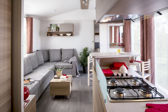 Mobil Home Agora 3 (43.2 M² + Grande Terrasse Couverte En Bois 24 M²)