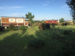 Location - Roulotte-Gîte Coquelicot - La Ferme de l'Autruche Drômoise