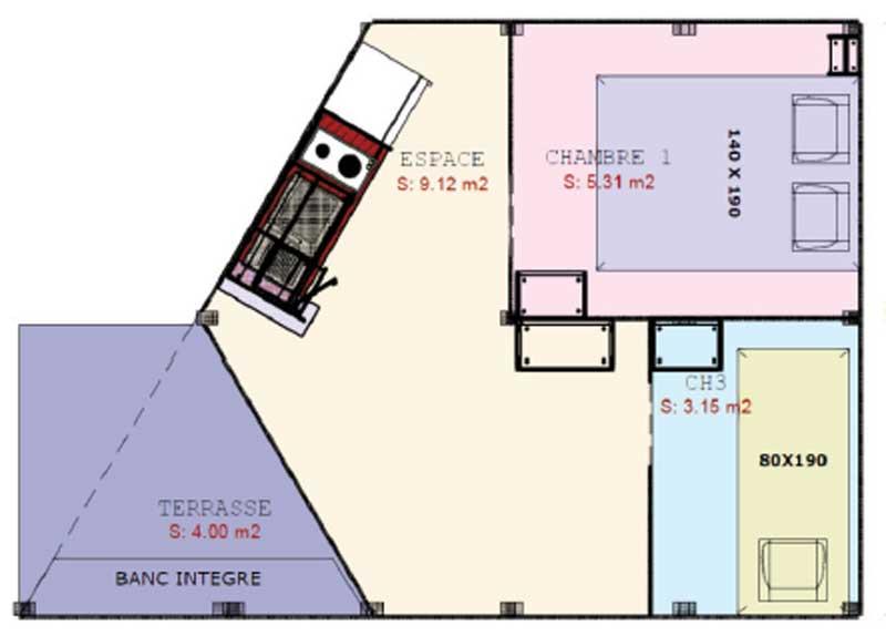 Location - Tente Lodge 22M² Toilé Meublé, 2 Chambres, Ancienneté De 7 À 12 Ans, - Camping les Genêts du Morvan