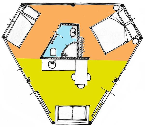 Glamping Bungalow Tenda
