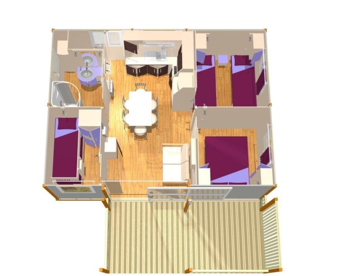 Chalet Samoa 35M²