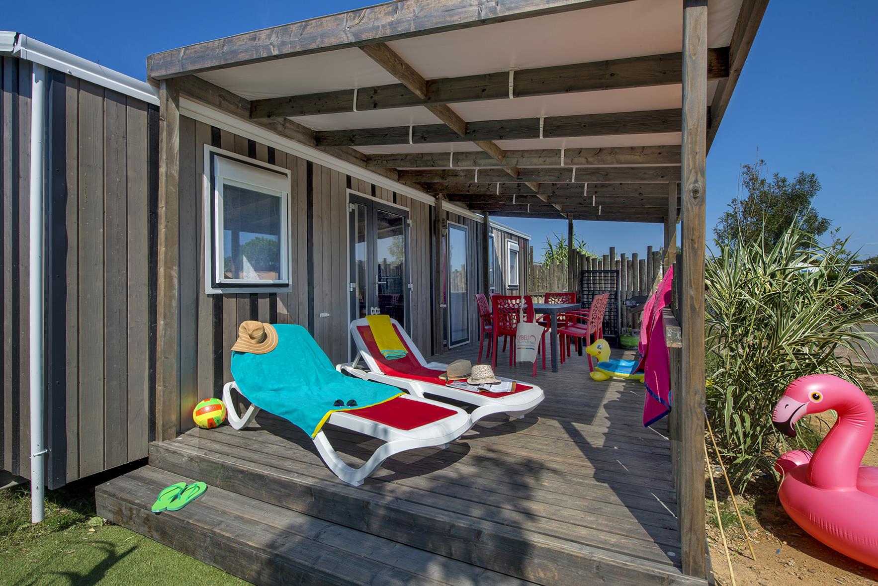 Accommodation - Gamme Trio Premium + 3 Bedrooms / 2 Bathroom 40M² - Camping l'Océan
