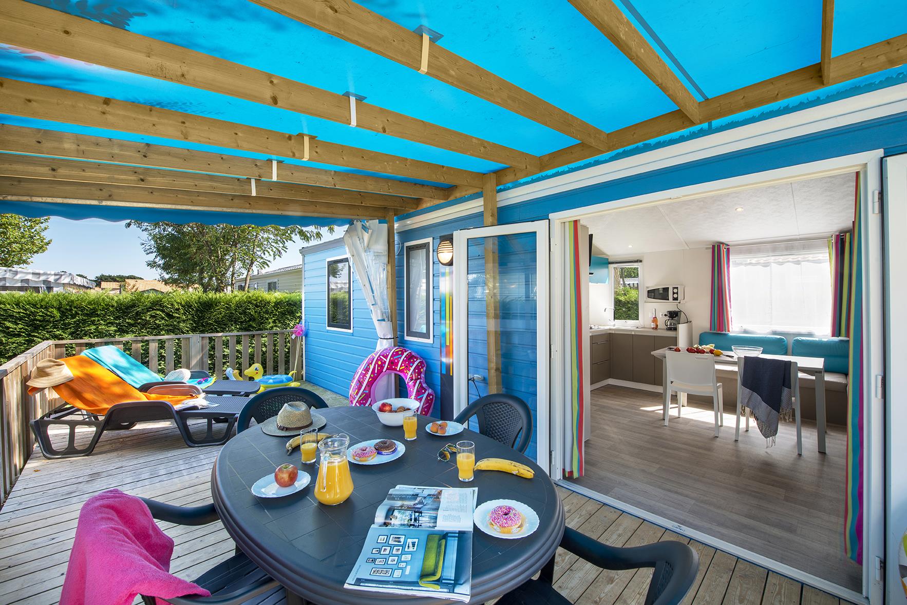 Accommodation - Gamme Quattro 4 Bedrooms 36M2 - Camping l'Océan