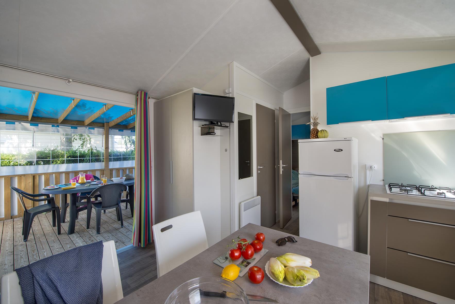 Accommodation - Gamme Quattro 4 Bedrooms 36M2 - Camping l'Océan