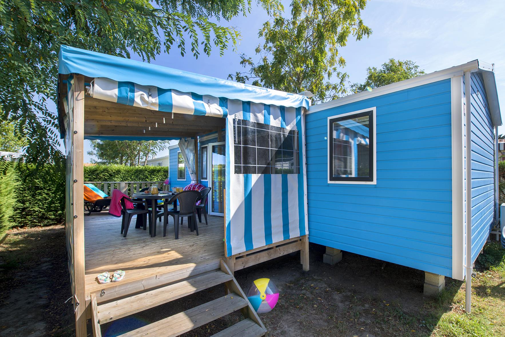 Accommodation - Gamme Quattro 4 Bedrooms 36M2 - Camping l'Océan