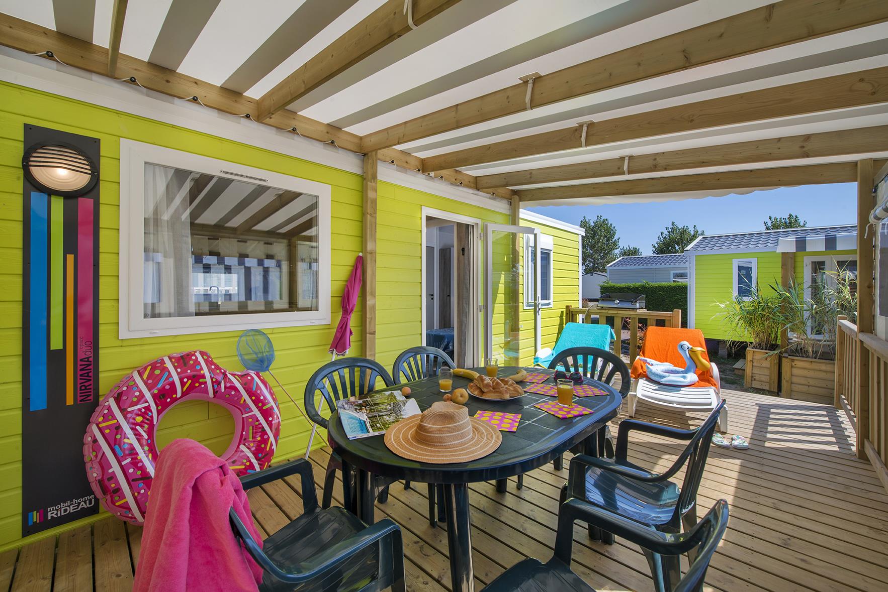 Accommodation - Gamme Duo 2 Bedrooms / 2 Bathrooms 32M2 - Camping l'Océan
