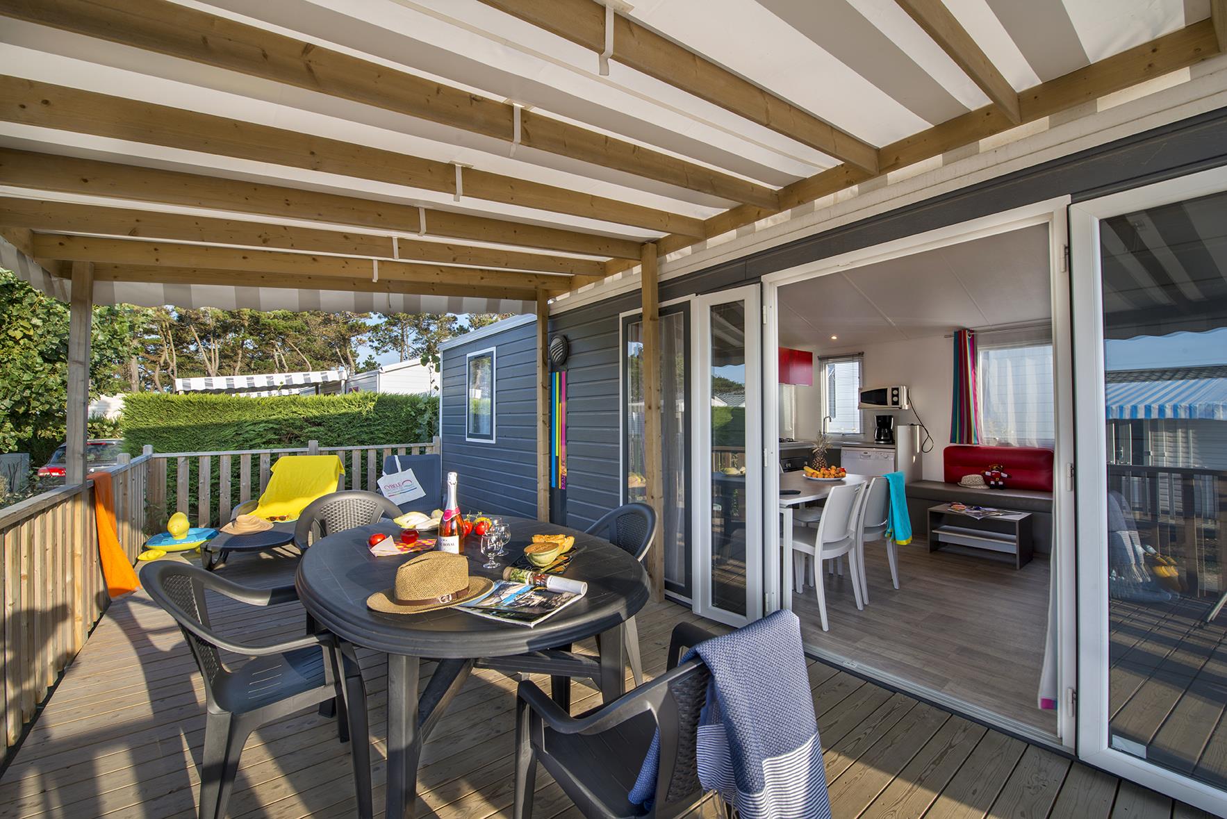 Accommodation - Gamme Prestige 3 Bedrooms 32² - Camping l'Océan