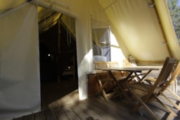 Location - Tente Trappeur - Poêle À Bois - Camping de la Plage - Alpes, Vercors et Trièves