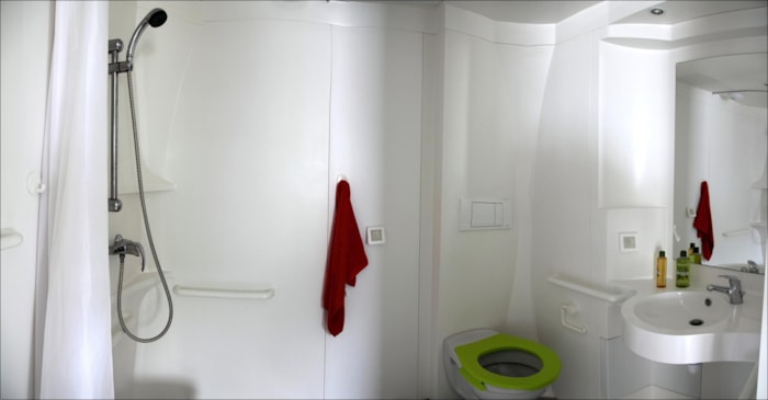 Mobil-Home Excellence Pmr – Adapté Pour Personnes À Mobilité Réduite (2 Chambres) 32M²