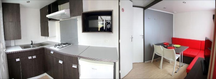 Mobil-Home Excellence (1 Chambres) 19M² + Terrasse Bois