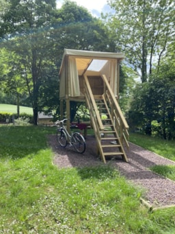 Location - Bungalow Toilé Campetoile 1 Chambre - Camping DOMAINE DE KERELLY