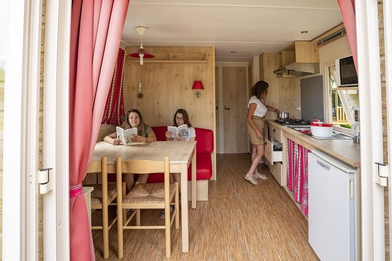 Location - Roulotte 28M² 2 Chambres - Camping La Promenade