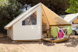 Location - Lodge | 17M² | 2 Chambres | Terrasse Non Couverte - - Homair-Marvilla - Dunes et Soleil