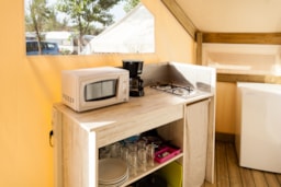 Location - Lodge | 17M² | 2 Chambres | Terrasse Non Couverte - - Homair-Marvilla - Dunes et Soleil