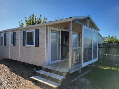 Mobil Home Confort Neuf, 2 Chambres, 30 M² Avec Terrasse Couverte Et Semi-Fermée Mobil Home Confort Neuf, 2 Chambres, 30 M² Avec Terrasse Couverte Et Semi-Fermée