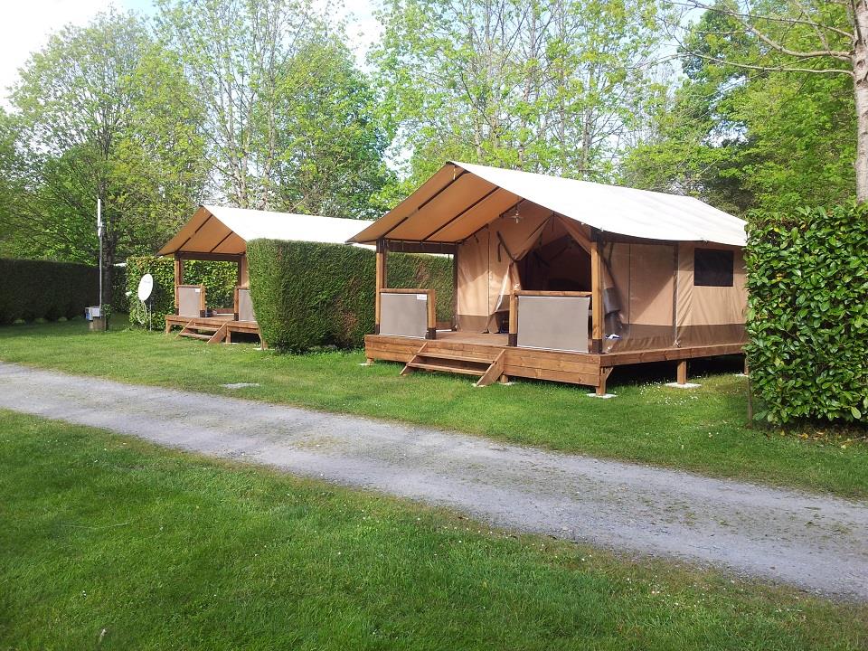 Location - Tente Lodge 30M² 2 Chambres - Camping PYRENEES PASSION