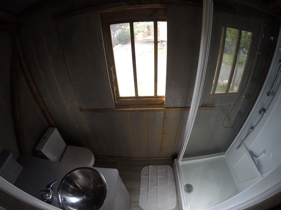 Location - Flower Lodge Sur Pilotis Confort 34M² 2 Chambres + Terrasse Couverte 10M² + Tv - Flower Camping Provence Vallée