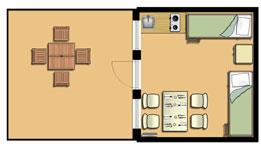 Location - Camping Cabine Avec Canapé-Lit Et Lits Superposés - Horsens City camping