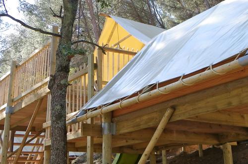 Huuraccommodatie - Lodge Tent Tribu - Domaine de Bélézy