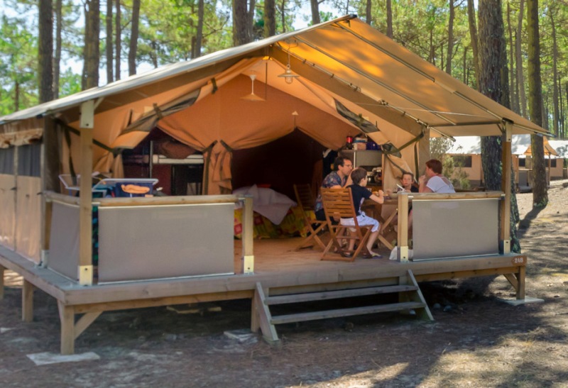 Accommodation - Lodge 30M² Without Toilet Blocks - Camping La Dune Bleue Accommodation - Lodge 30M² Without Toilet Blocks - Camping La Dune Bleue