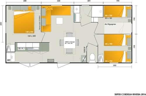 Casa Mobile Bellevue 37 M²