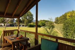 Location - C- Lodge Pilotis - 2 Chambres 24M² Avec Terrasse Couverte - Chadotel Les Jardins Catalans